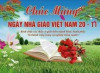 THƯ CHÚC MỪNG NGÀY NHÀ GIÁO VIỆT NAM 20/11 CỦA CHỦ TỊCH TỈNH PHÚ YÊN